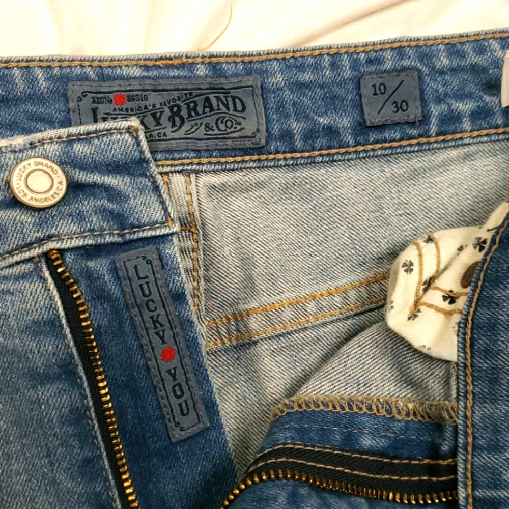 LUCKY BRAND BRIDGETTE CROPPED FLARE JEANS